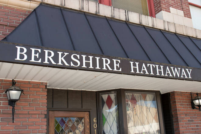 Terre Haute - Circa May 2020: Berkshire Hathaway HomeServices sign. HomeServices is subsidiary of Berkshire Hathaway Energy.