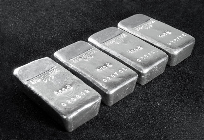 Precious metals trading. silver