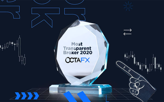 OctaFX Secures The ‘Most Transparent Broker’ Award For 2020