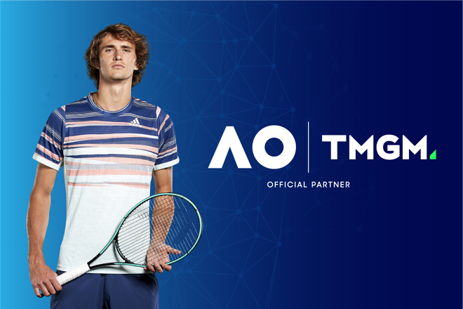 TMGM Sponsors Tennis’ Hottest New Star, Alexander Zverev, For The Australian Open 2021