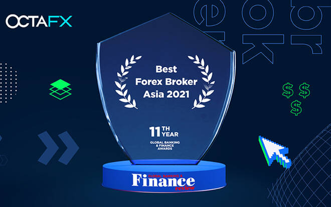 OctaFX Captures The ‘Best Forex Broker Asia’ Award For 2021