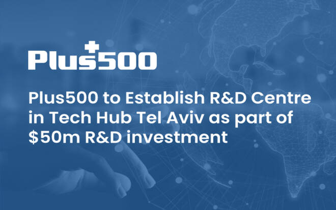 Plus500 To Establish R&D Centre In Tech Hub Tel Aviv As Part Of $50m R&D Investment