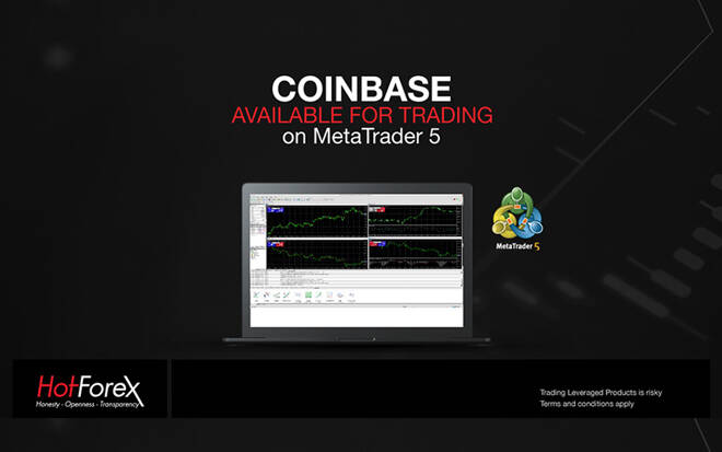Coinbase CFDs now available for trading with HotForex!
