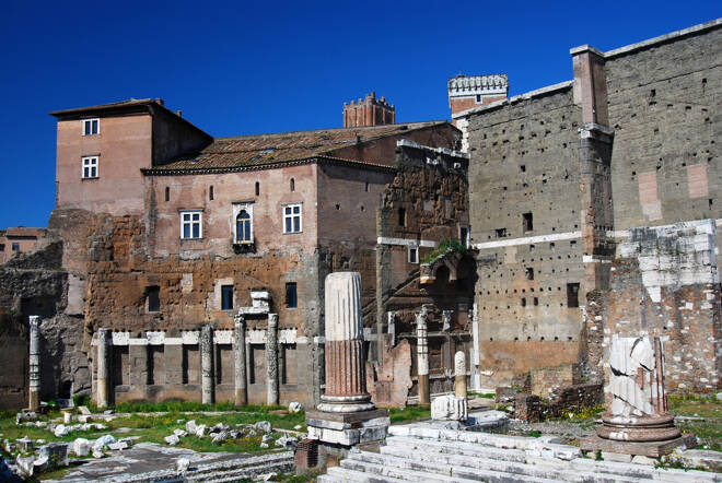 Augustus forum in Rome