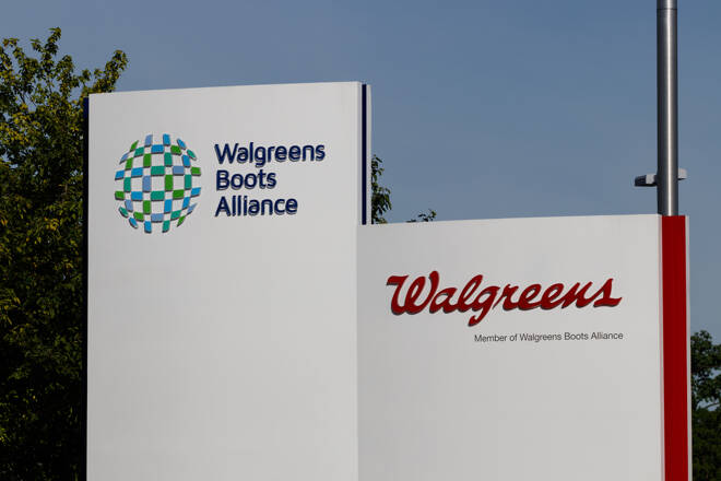 Deerfield - Circa June 2019: Walgreens Boots Alliance Headquarters. WBA brought together Walgreens and Alliance Boots pharmaceuticals XI