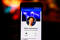 August 28, 2019, Brazil. In this photo illustration the profile of Facebook creator Mark Elliot Zuckerberg is displayed on a smartphone.