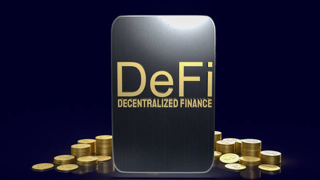 defi farming gold word and tablet for cryptocurrency business c