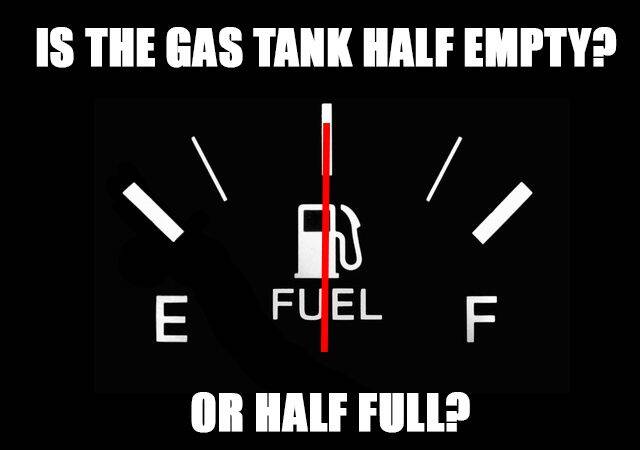 Is the gas tank half empty or half full? | Car humor, Funny car quotes, Trucking humor