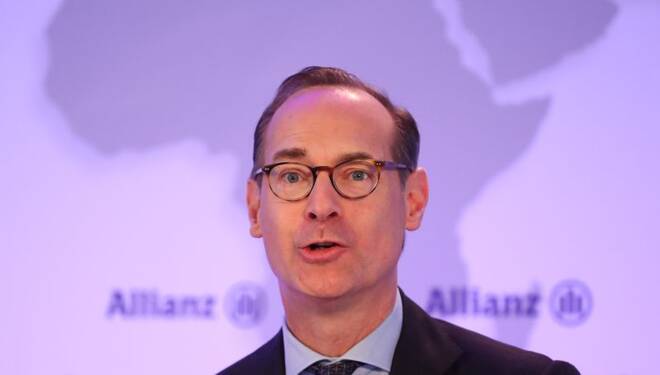 Baete of Allianz SE attends the company's annual news conference in Munich