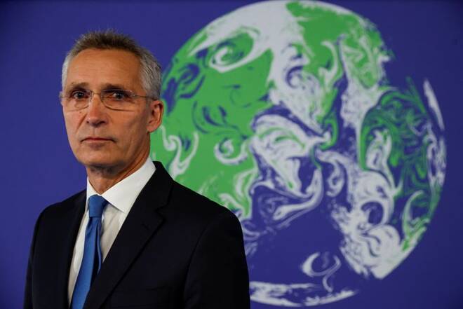 NATO Secretary General Jens Stoltenberg poses for a picture during the UN Climate Change Conference (COP26) in Glasgow, Scotland