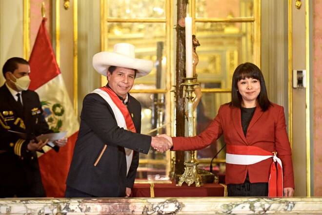 President Castillo swears in new Prime Minister Vasquez, in Lima