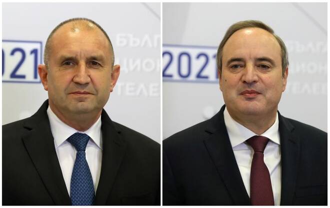 Presidential candidates arrive for election debate in Sofia
