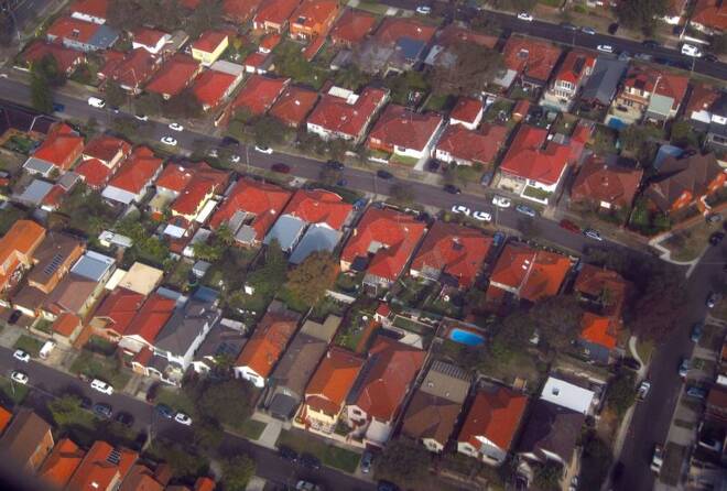 Residential homes can be seen in the inner west suburb of Enmore in Sydney, Australia