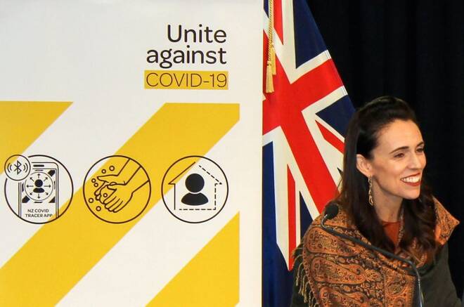 New Zealand's PM Jacinda Ardern speaks at news conference on COVID-19 in Wellington