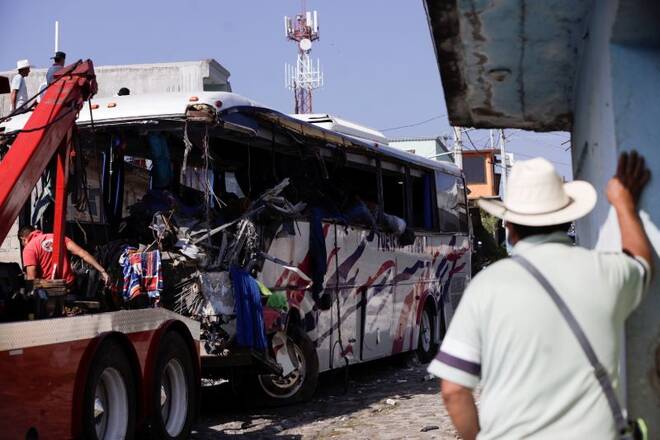 At least 19 dead after bus crashes into house in Mexico