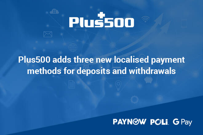 Plus500 Adds Three New Localised Payment Methods for Deposits and Withdrawals