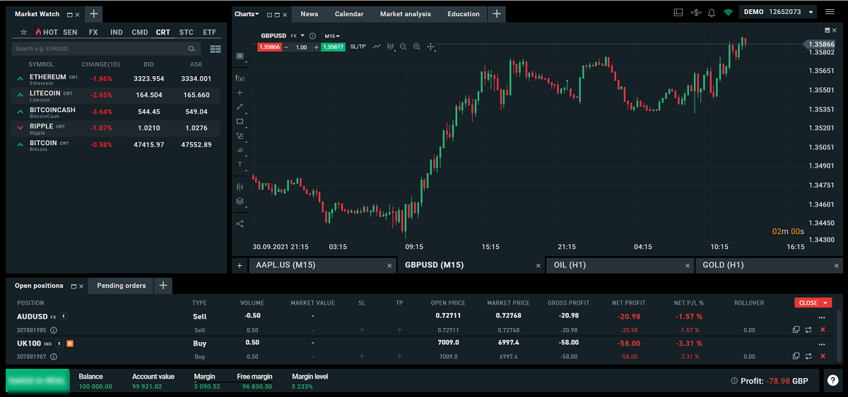 xStation 5 Web Platform