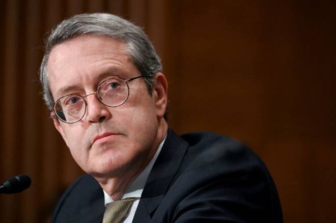 Quarles, vice chairman of the Federal Reserve Board of Governors, testifies before a Senate Banking, Housing and Urban Affairs Committee hearing in Washington