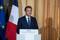 French President Macron hosts Latvian Prime Minister Karins in Paris