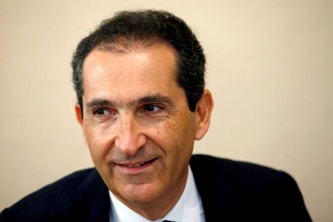 Patrick Drahi, Franco-Israeli businessman and founder of cable and mobile telecoms company Altice, attends a hearing at the French Senate in Paris, France