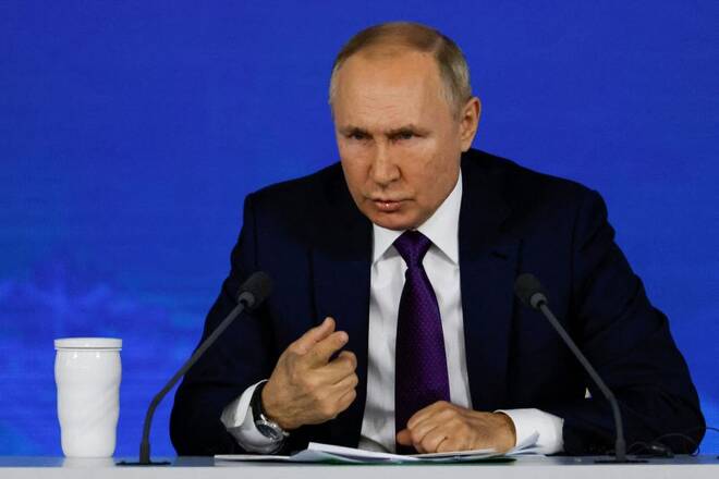 Russian President Putin holds annual news conference in Moscow