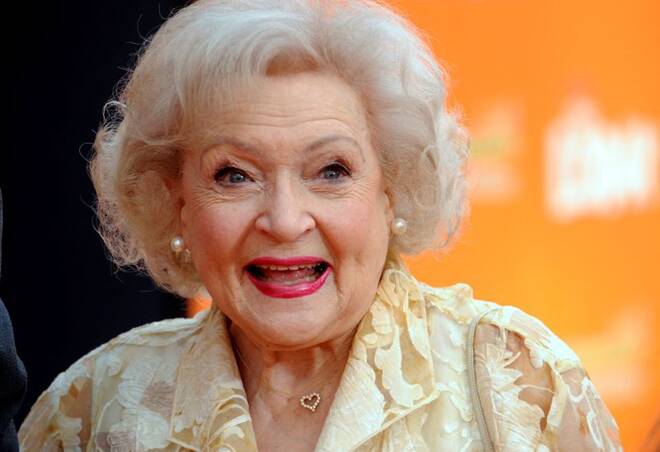 Betty White attends the premiere of "Dr. Seuss' The Lorax" in Los Angeles