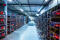 Bitcoin,And,Crypto,Mining,Farm.,Big,Data,Center.,High,Tech