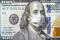 Covid-19,Coronavirus,In,Usa,,100,Dollar,Money,Bill,With,Face