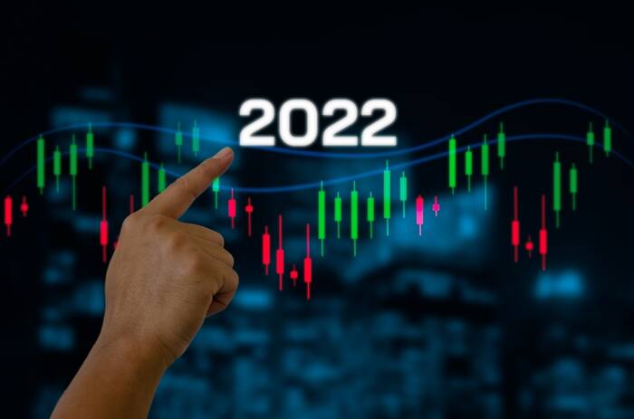 Hand,Touching,Screen,Digital,Virtual,Futuristic,Interface,2022,New,Year