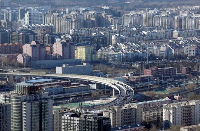Residential buildings are seen in Beijing