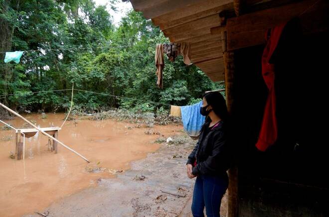 Floods after heavy rainfalls hit Minas Gerais