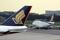 A Singapore Airlines aircraft taxis to the runway at Changi Airport in SIngapore.