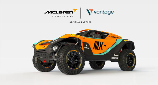 Vantage to Sponsor Mclaren’s New Electric Offroad Racing Team