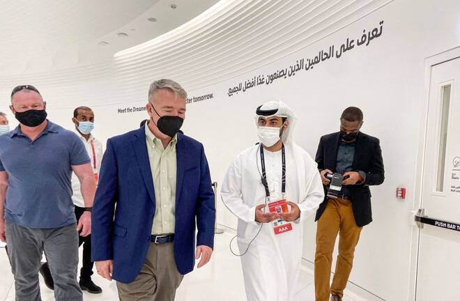 U.S. Marine General Frank McKenzie visits Dubai's Expo 2020 site in Dubai