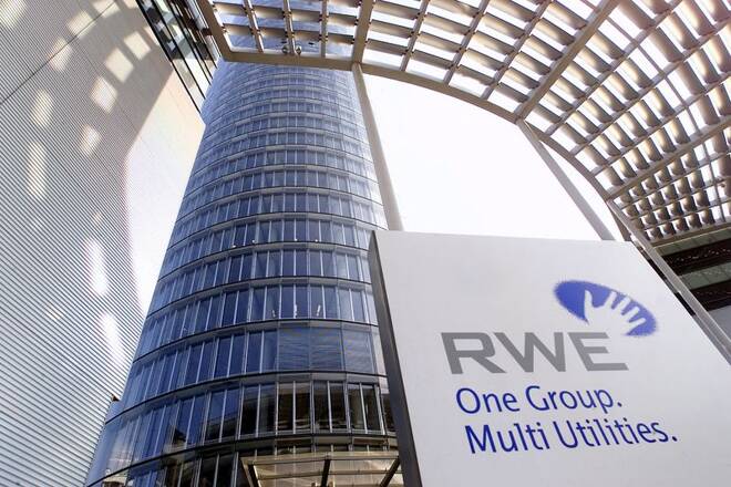 THE RWE AG HEADQUARTER IS PICTURED PRIOR TO THE ANNUAL NEWS CONFERENCEIN ESSEN.