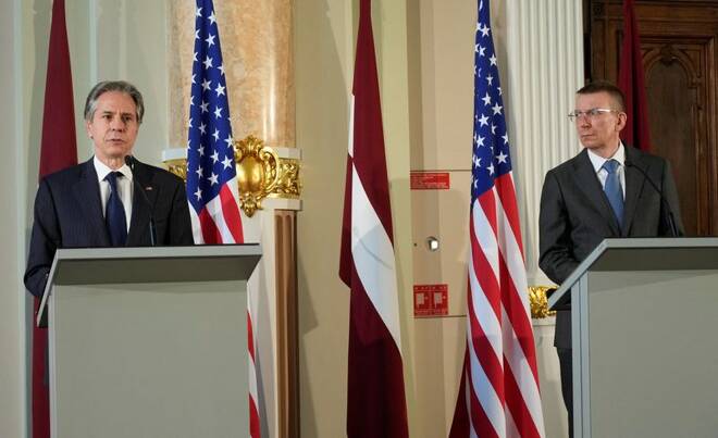 U.S. Secretary of State Blinken visits Riga