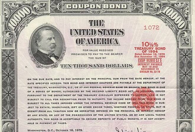 US 10 Years Note and Bond Approaching Support: Elliott Wave Analysis