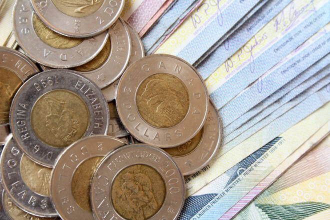USD/CAD Trades Flat after Volatile Trading and Rising US yields