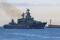 Cruiser Moskva sails into the harbour of Sevastopol