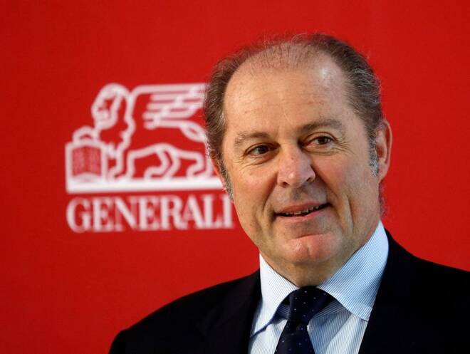 Philippe Donnet, CEO of the Italian insurance company Generali, is seen before shareholders meeting in Trieste