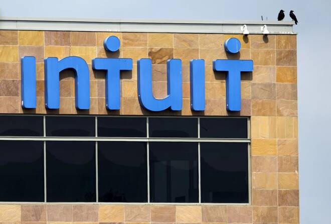 An Intuit office is shown in San Diego, California