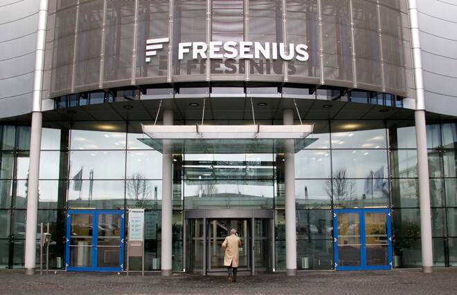 The Headquarters of Fresenius is pictured in Bad Homburg near Frankfurt