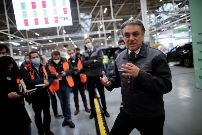 Groupe Renault shows progress in turning its Flins car plant into a recycling hub