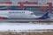 Passenger planes of the Russian airlines are parked at an airport in Moscow