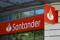 Santander logo is pictured in Warsaw