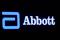 Abbott Laboratories logo is displayed on a screen at the NYSE in New York