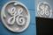 The logo of U.S. conglomerate General Electric is seen on the company building in Belfort