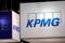 Logo of KPMG is seen at VivaTech fair in Paris