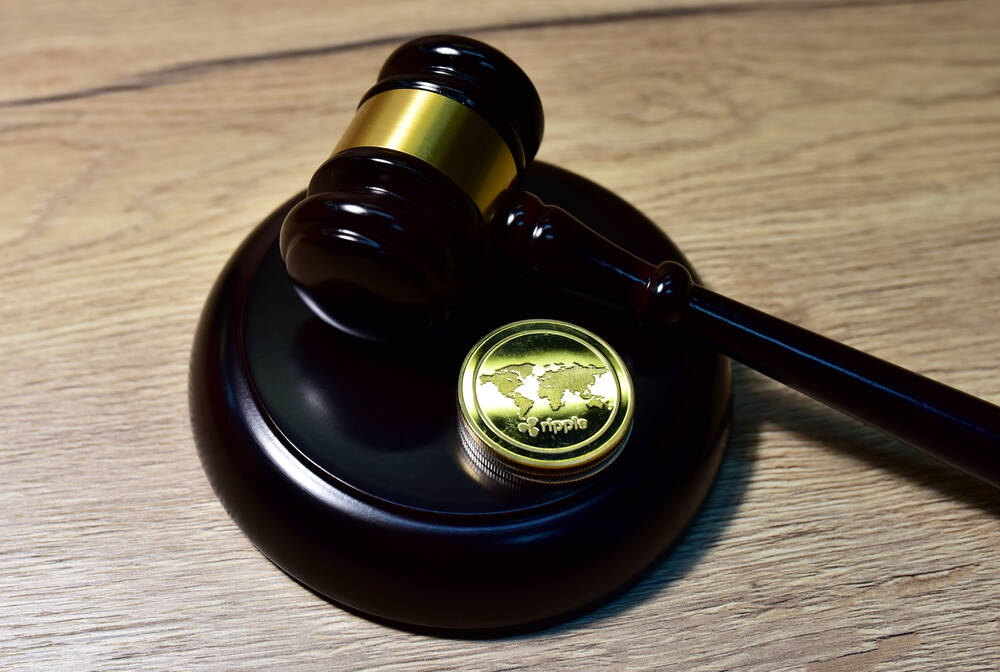 Judge,Hammer,And,Xrp,Crypto,Coin.,Justice,Courtroom.,Ripple,Demands