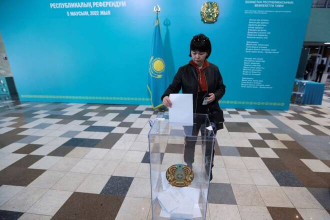 Referendum in Nur-Sultan, Kazakhstan